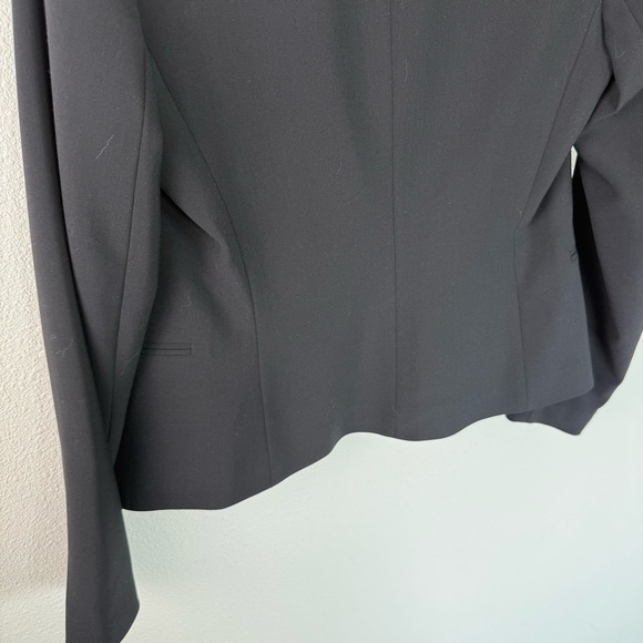 Theory Lanai Urban Wool Blend Blazer Jacket Black Business Casual Women’s 6 - Picture 13 of 13